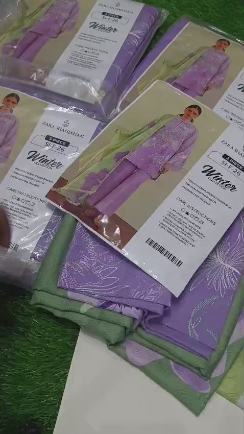 BRAND : Zara shahjahan  3PC