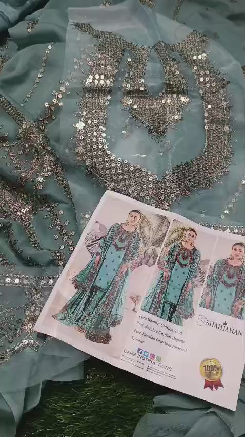 Brand:Zara shajahan 3pc